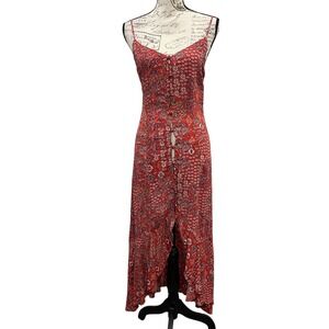 Abel The Label | Dresses | Blue And Orange Floral Maxi Dress | Poshmark